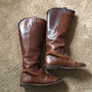 Frye Leather Riding Boots, Sz 8
